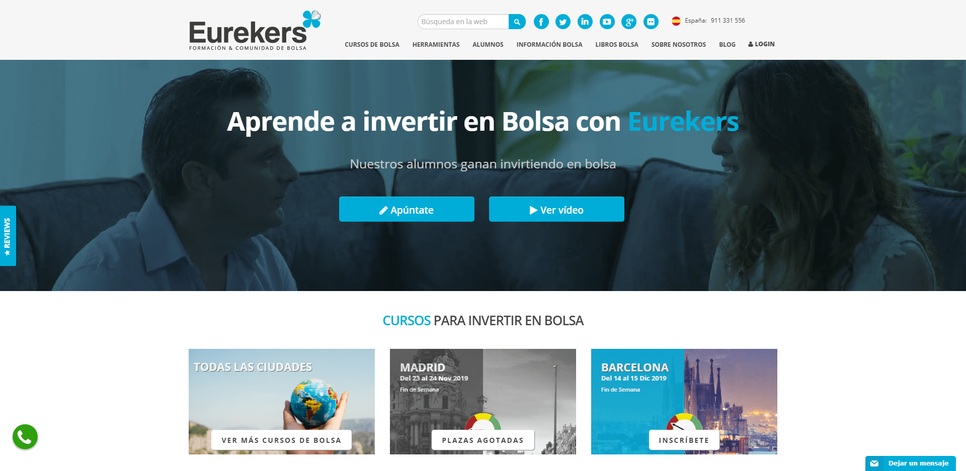 Eurekers el mejor curso de bolsa de europa