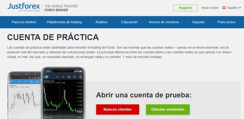 Home de JustForex